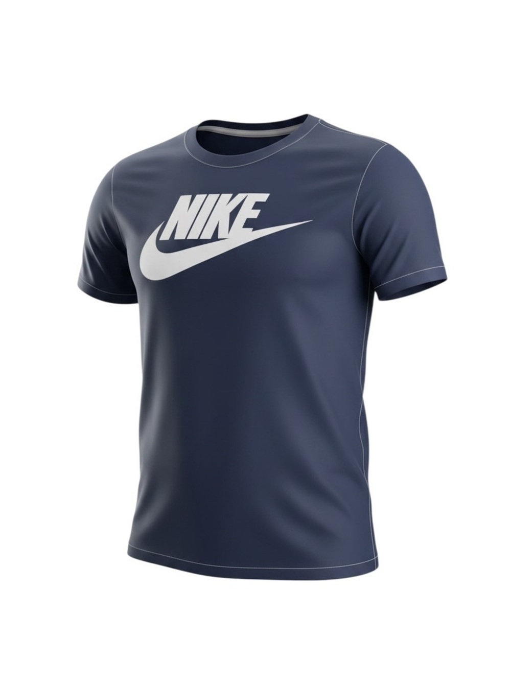 Nike The Nike Tee Men's Navy Blue T-Shirt Medium